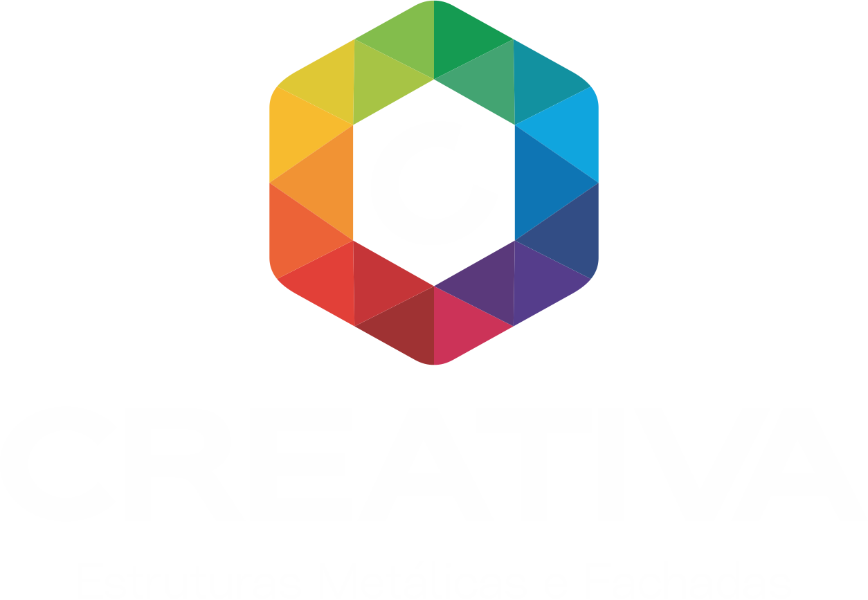 logotipo creativa estruturas metálicas